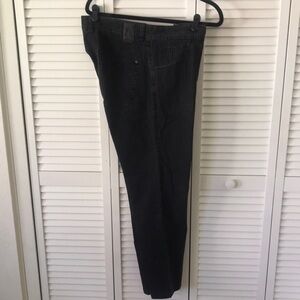 Alberto black pinstripe jeans size 36 x 34‎ modern fit used